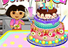 Juegos de decorar tartas con Dora